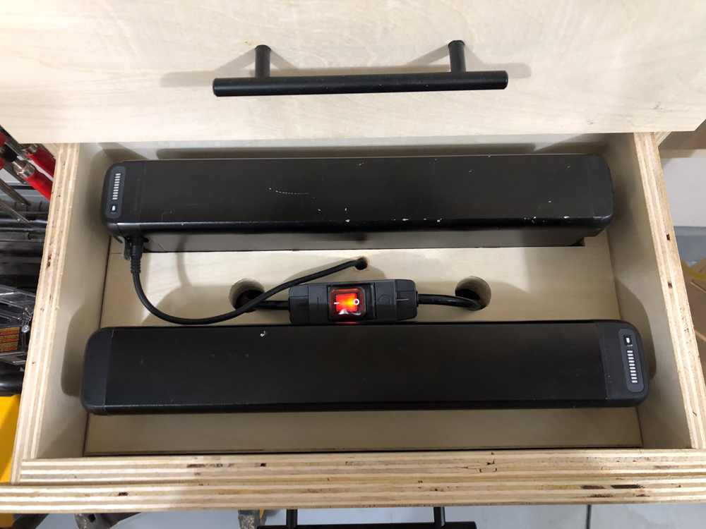 Ebike Battery Drawer