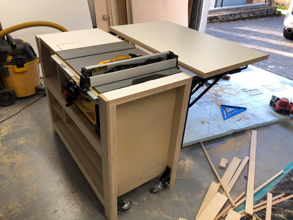 Table Saw Cart