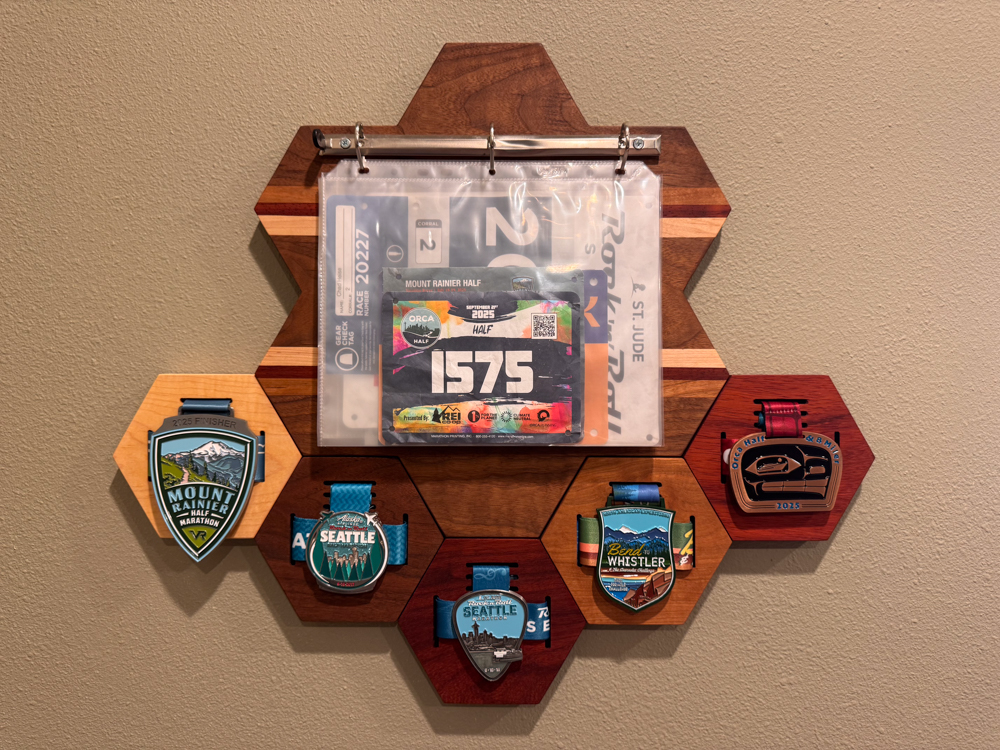 Race Medal Display