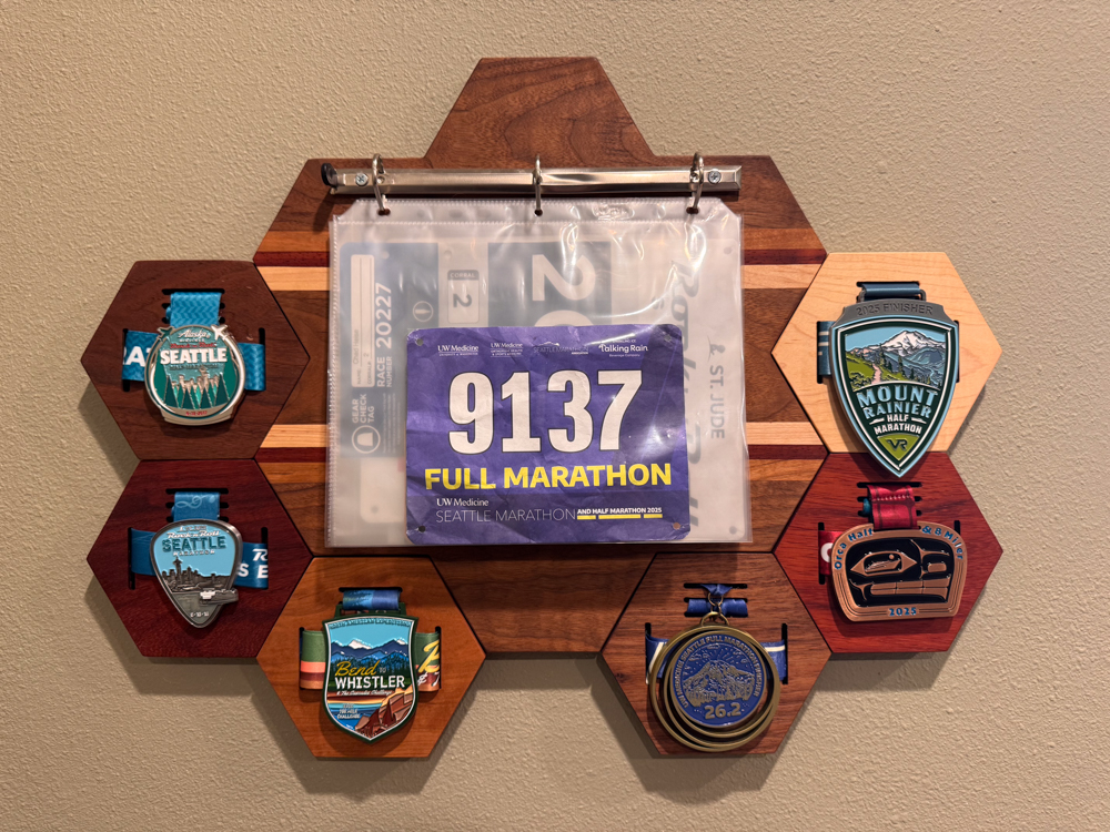 Race Medal Display